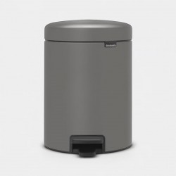 Poubelle BRABANTIA NewIcon 5L Gris minéral