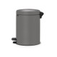 Poubelle BRABANTIA NewIcon 5L Béton gris minéral