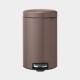 Poubelle BRABANTIA NewIcon 12L Satin taupe