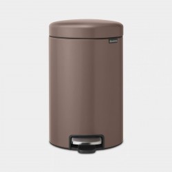 Poubelle BRABANTIA NewIcon 12L Satin taupe