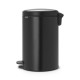 Poubelle BRABANTIA NewIcon 20L Noir mat