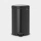 Poubelle BRABANTIA NewIcon 20L Noir mat