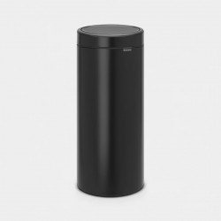 Poubelle BRABANTIA TouchBin 30L Noir mat