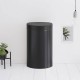 Poubelle BRABANTIA Touchbin 40L Noir mat