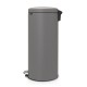 Poubelle BRABANTIA NewIcon 30L Gris minéral