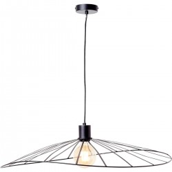 LEIKA suspension 70cm noire 1 ampoule