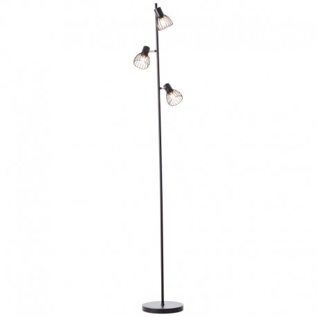 BLACKY lampadaire 3xE14 152cm noir