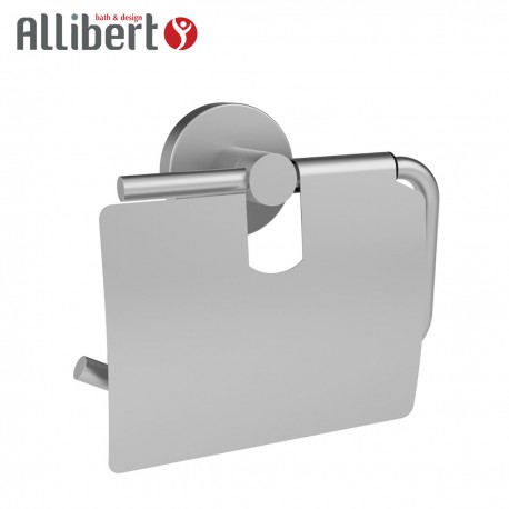 Porte-rouleau WC avec capot ALLIBERT chrome brossé