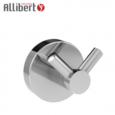 Patère double ALLIBERT chrome brillant