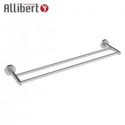 Porte-serviette ALLIBERT 2 barres chrome brossé