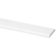 Moulure couvre-joint blanc en pin 270 cm 5 x 37mm