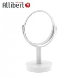 Miroir de beauté Ezaro blanc