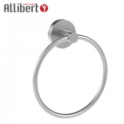 Anneau porte-serviette ALLIBERT chrome brossé