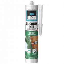 BISON silicone construction blanc 300ml