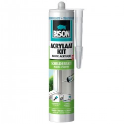 BISON mastic acrylique transparent 310ml