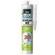 BISON mastic acrylique 30' blanc 310ml