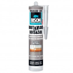 BISON mastic bois & sol gris 310ml