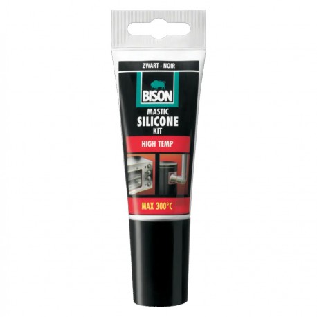 BISON mastic noir haute température 60 ml