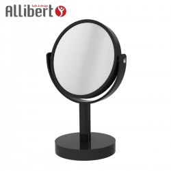 Miroir de beauté Ezaro noir