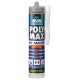 BISON PolyMax kit mastic gris 280ml