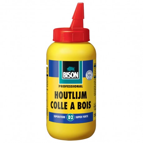 BISON colle à bois blanche D2 250 gr