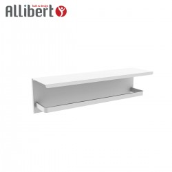 Porte-serviette avec tablette ALLIBERT Loft-Game blanc