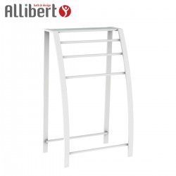 Porte-serviettes ALLIBERT 3 barres blanc mat