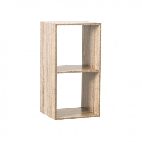 Etagère 2 cases MIX bois naturel