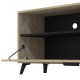 Meuble TV Dublin chêne/noir 138 cm