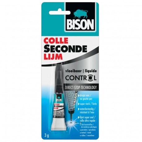 BISON colle seconde liquide controle 3 Gr