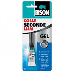 BISON colle seconde gel 3 Gr