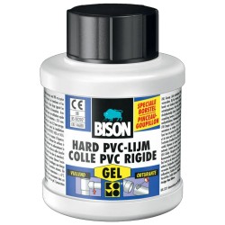 BISON colle PVC rigide en gel a/pinceau 250ml