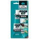 BISON Kit colle de contact jaune 100ml