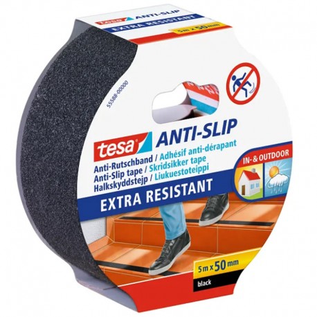 TESA bande anti-dérapante noire 50mm 5 mètres