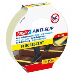 TESA bande anti-dérapante fluorescent 25mm 5 mètres