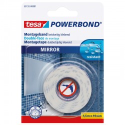 TESA Powerbond adhésif montage miroir 19mm 1,5 m