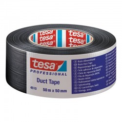 TESA ruban de renfort Duct Tape noir 50 mm 50 mètres