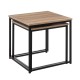 Set de 2 tables basses gigognes Alia