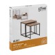 Set de 2 tables basses gigognes Alia