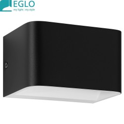 Applique murale LED SANIA noir 13cm