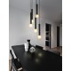 CORTENOVA Suspension ronde 4 x E27 acier noir