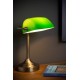 Lampe de bureau BANKER bronze/vert 30cm