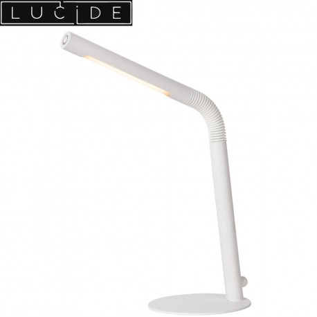 Lampe de bureau sur batterie GILLY dimmable blanc 49cm