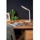 Lampe de bureau sur batterie GILLY dimmable blanc 49cm