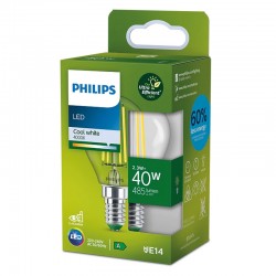 Ampoule boule mate E14 LED PHILIPS ~40W ND Label A