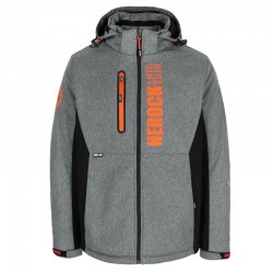 Veste HEROCK Softshell Taris gris/noir