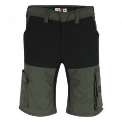 Bermuda enfant HEROCK HESPAR kaki/noir