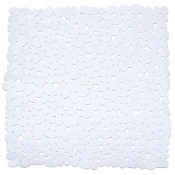 Tapis de douche anti-dérapant Paradise blanc 54x54 cm