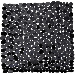 Tapis de douche anti-dérapant Paradise noir 54x54 cm