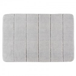 Tapis de bain WENKO Steps gris clair 60 x 90 cm